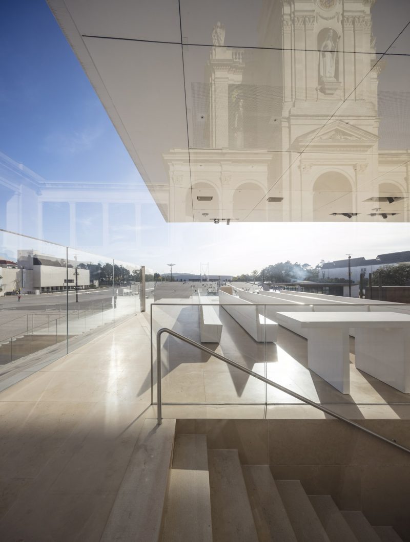 Outdoor Altar in the Prayer Area by Paula Santos Arquitectura