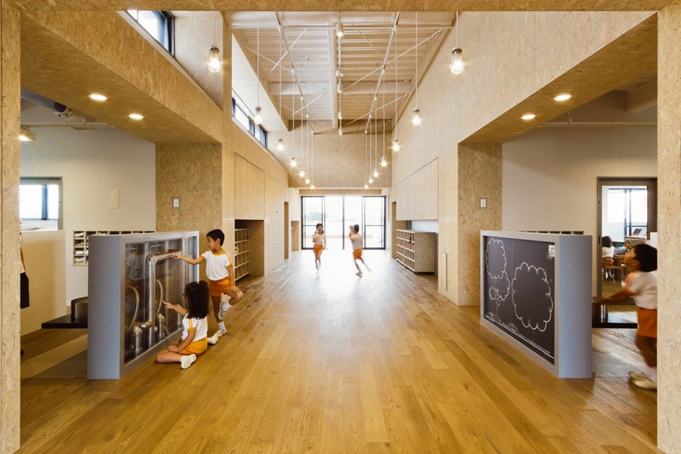 NFB Nursery Nara Japan by HIBINOSEKKEI Youji no Shiro