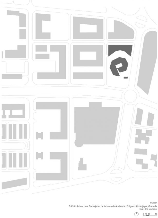 Administrative headquarters of the Andalusian Regional Government Granada Spain by Cruz y ortiz arquitectos
