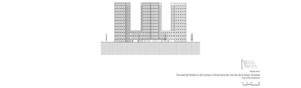 Faculty of Medicine at Campus of Health Sciences of UGR University Granada by Cruz y Ortiz Arquitectos