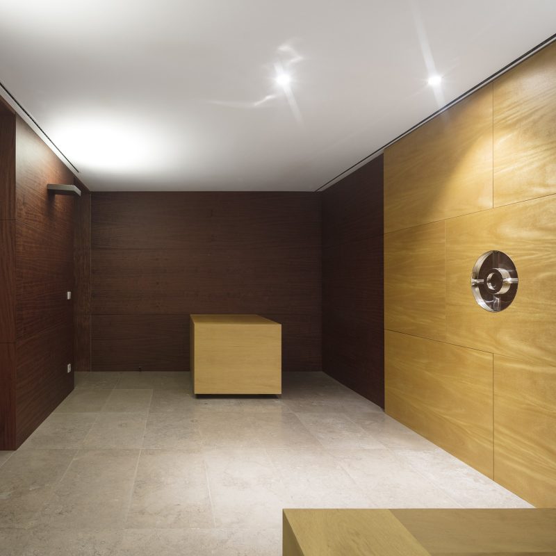 Outdoor Altar in the Prayer Area by Paula Santos Arquitectura