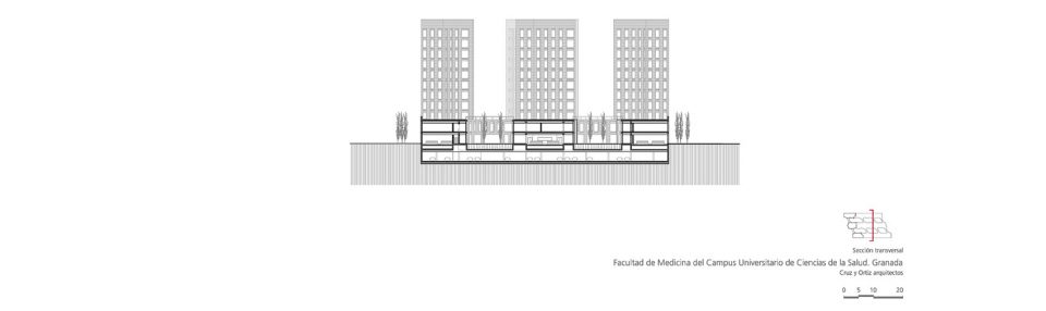 Faculty of Medicine at Campus of Health Sciences of UGR University Granada by Cruz y Ortiz Arquitectos