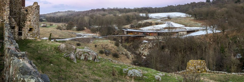 New Visitor Centre at Hammershus Castle Ruin by Arkitema Architects