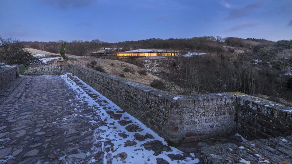 New Visitor Centre at Hammershus Castle Ruin by Arkitema Architects