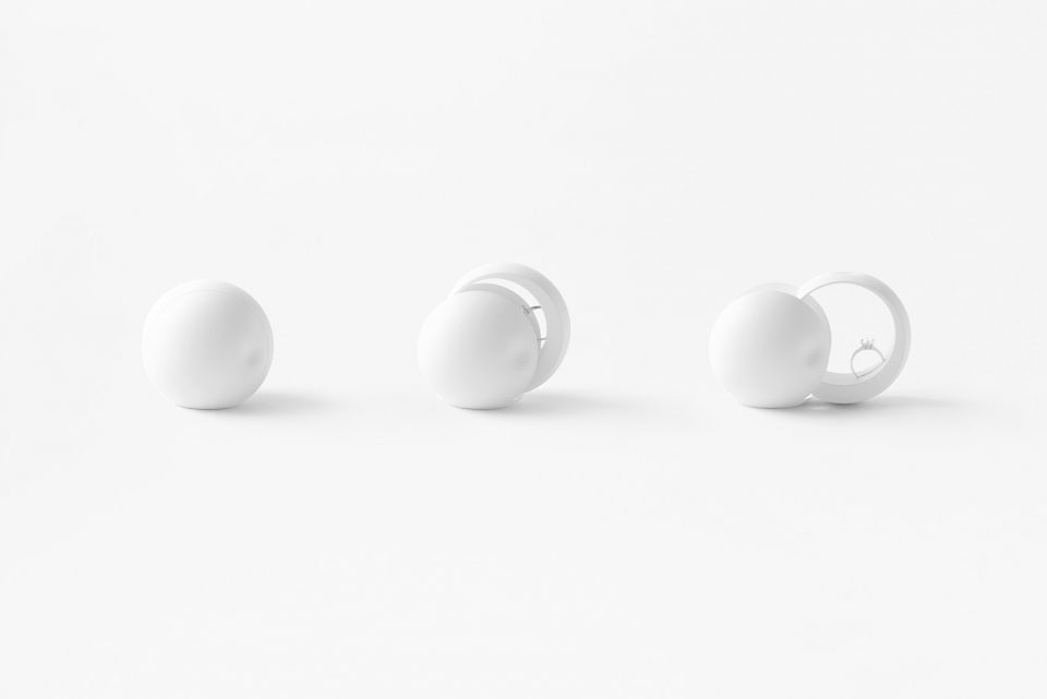 Seven Sliding Cases for Blanc Bijou by nendo