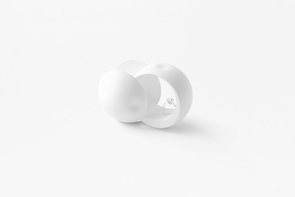 Seven Sliding Cases for Blanc Bijou by nendo