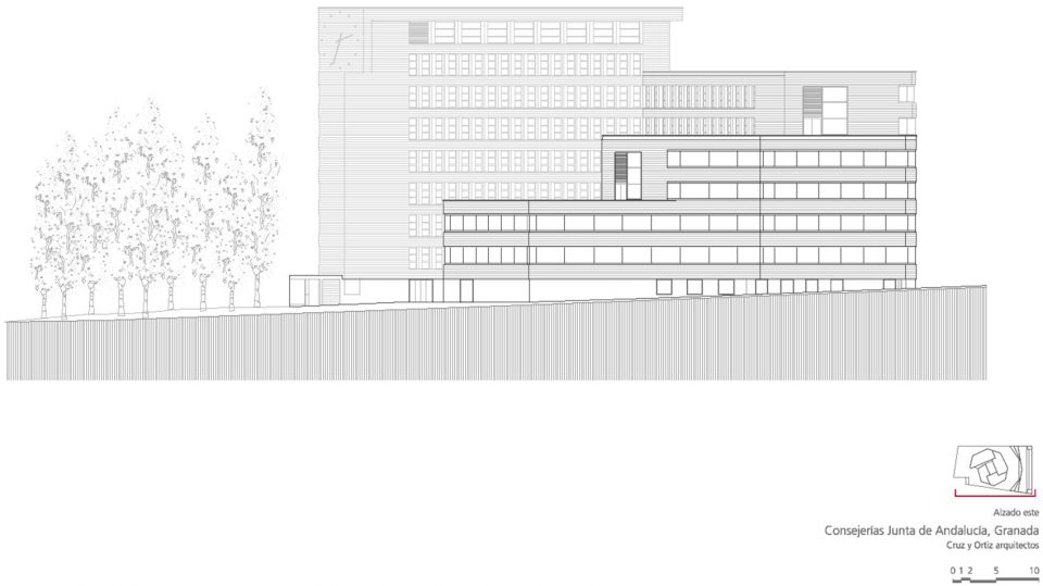 Administrative headquarters of the Andalusian Regional Government Granada Spain by Cruz y ortiz arquitectos