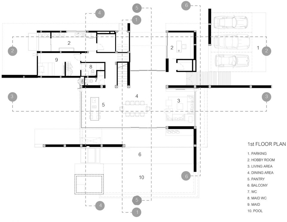 PA House Bangkok Thailand by IDIN ARCHITECTS