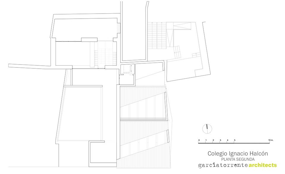 Rehabilitation of the old Ignacio Halcón School For the Interpretation Center of Flamenco by garciatorrente architects