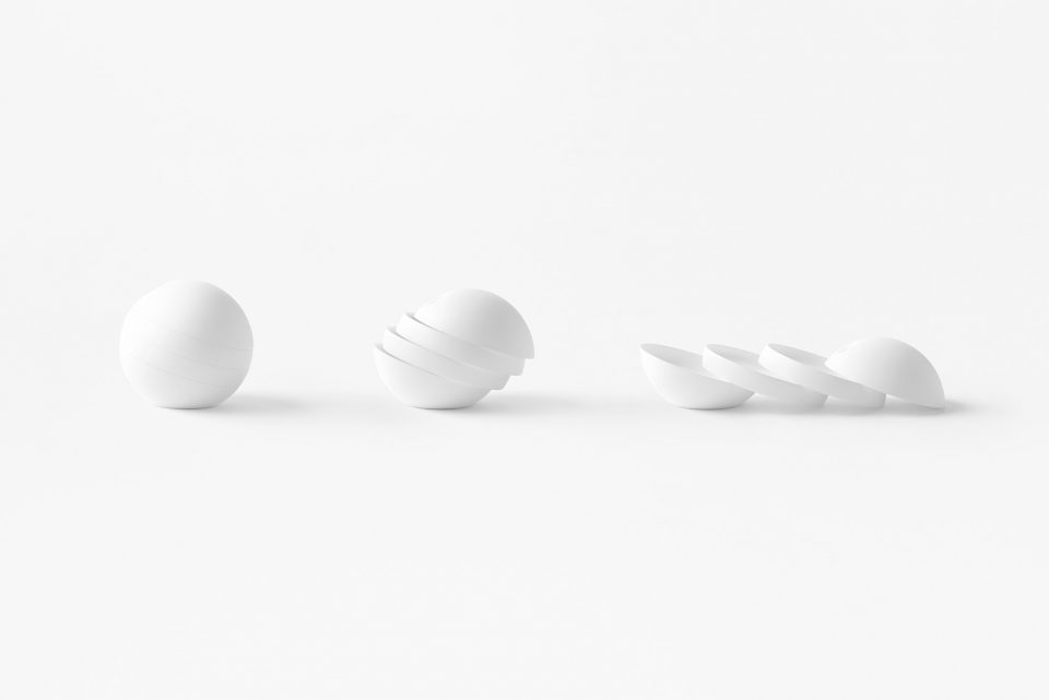 Seven Sliding Cases for Blanc Bijou by nendo