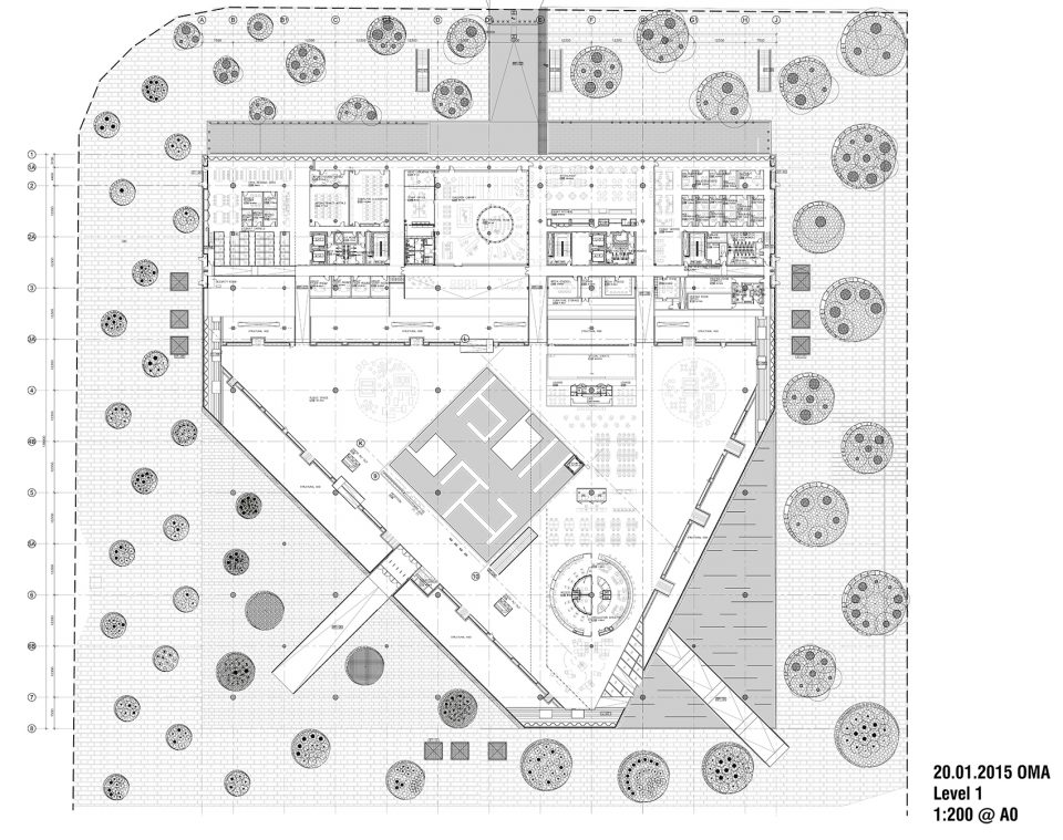 Qatar National Library Doha by OMA