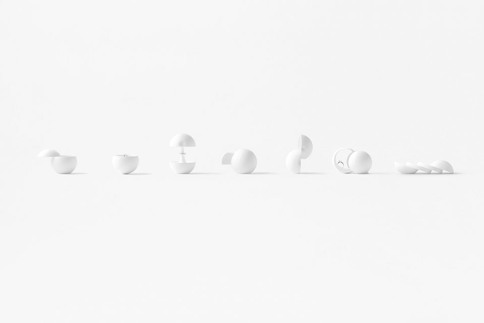 Seven Sliding Cases for Blanc Bijou by nendo