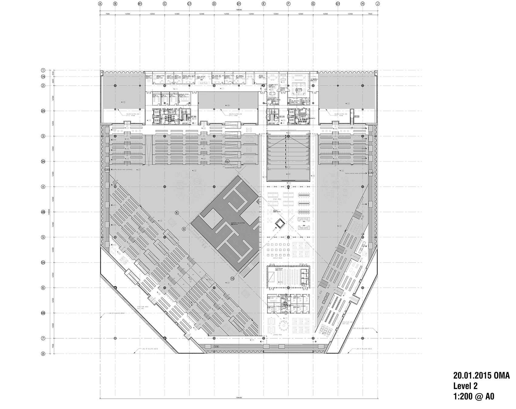 Qatar National Library, Doha by OMA 谷德设计网