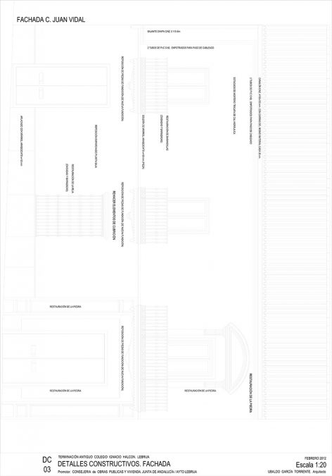 Rehabilitation of the old Ignacio Halcón School For the Interpretation Center of Flamenco by garciatorrente architects