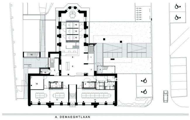 Renovation and transformation of an old orphanage into a Social Welfare Office by WAW architects