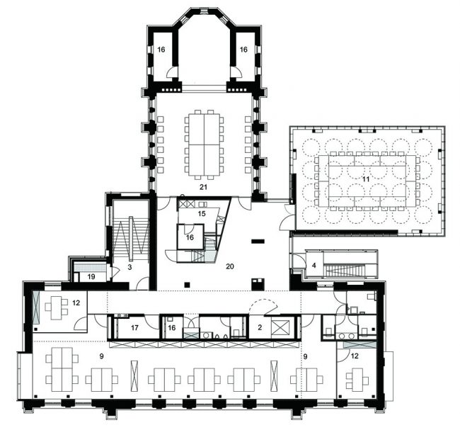 Renovation and transformation of an old orphanage into a Social Welfare Office by WAW architects