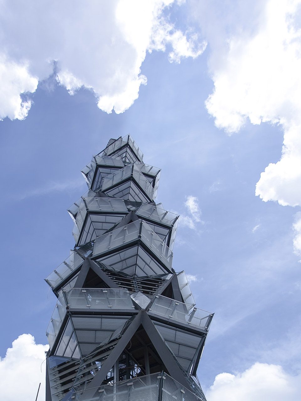塔身局部 Part of the tower observation tower ECADI