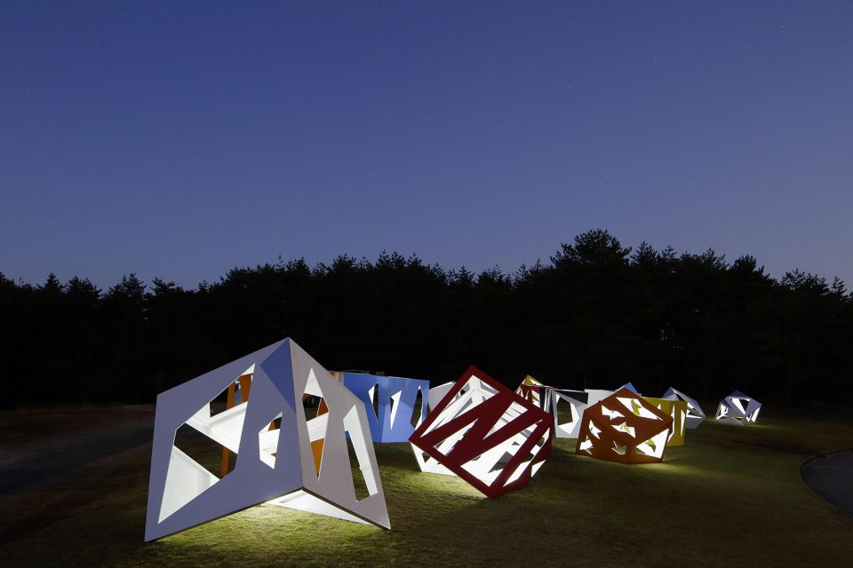Constellation of Stargazing Tea Rooms by Moriyuki Ochiai Architects