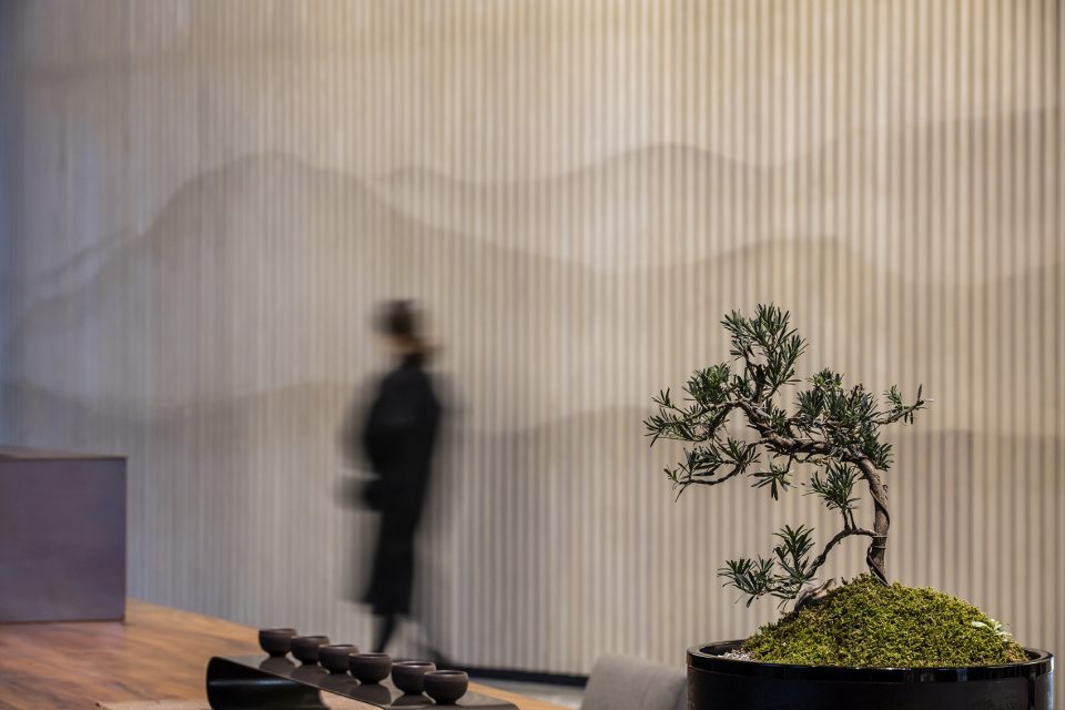 j lalli resort reception center china by hwj design