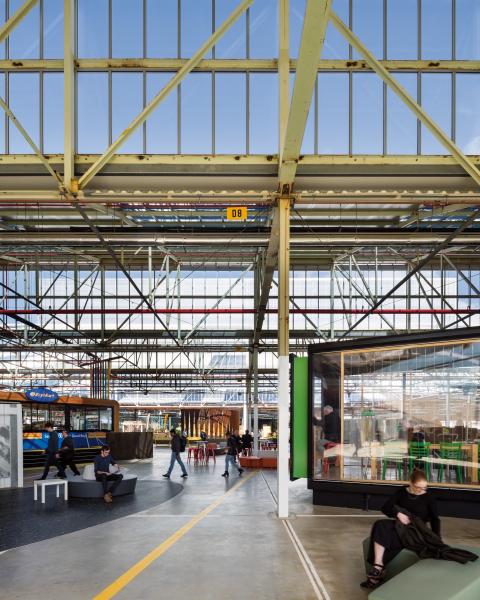 tonsley innovation district main assembly building pods by woods bagot 1