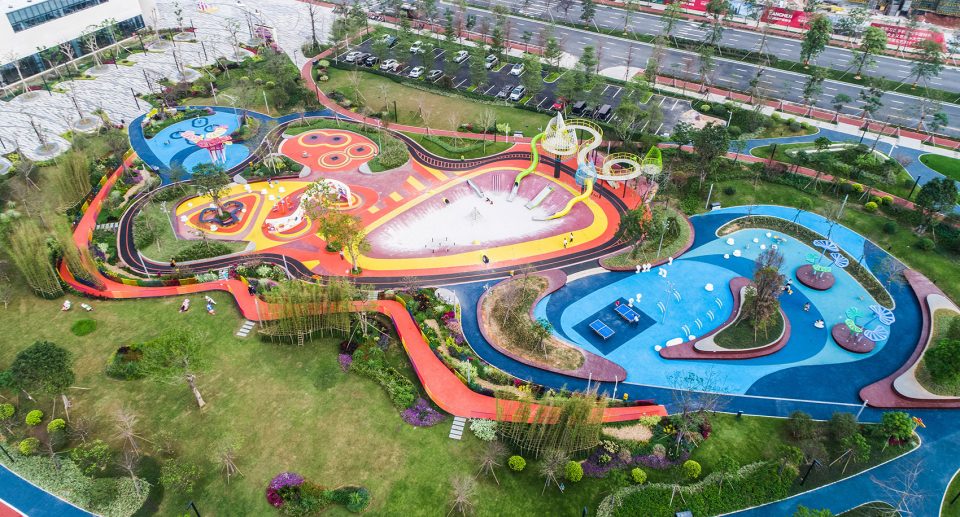 CFLD JIANGMEN DRAGON CREEK PARK RENOVATION China by LOCUS ASSOCIATES