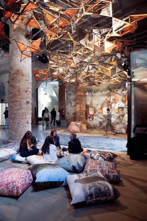 Weaving Architecture in La Biennale Venice Italy by EMBT