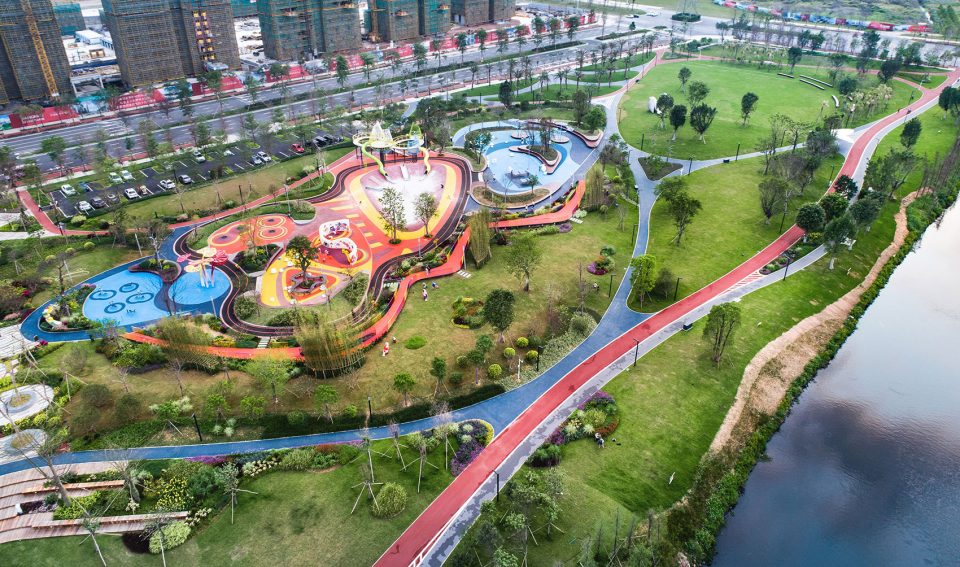 CFLD JIANGMEN DRAGON CREEK PARK RENOVATION China by LOCUS ASSOCIATES