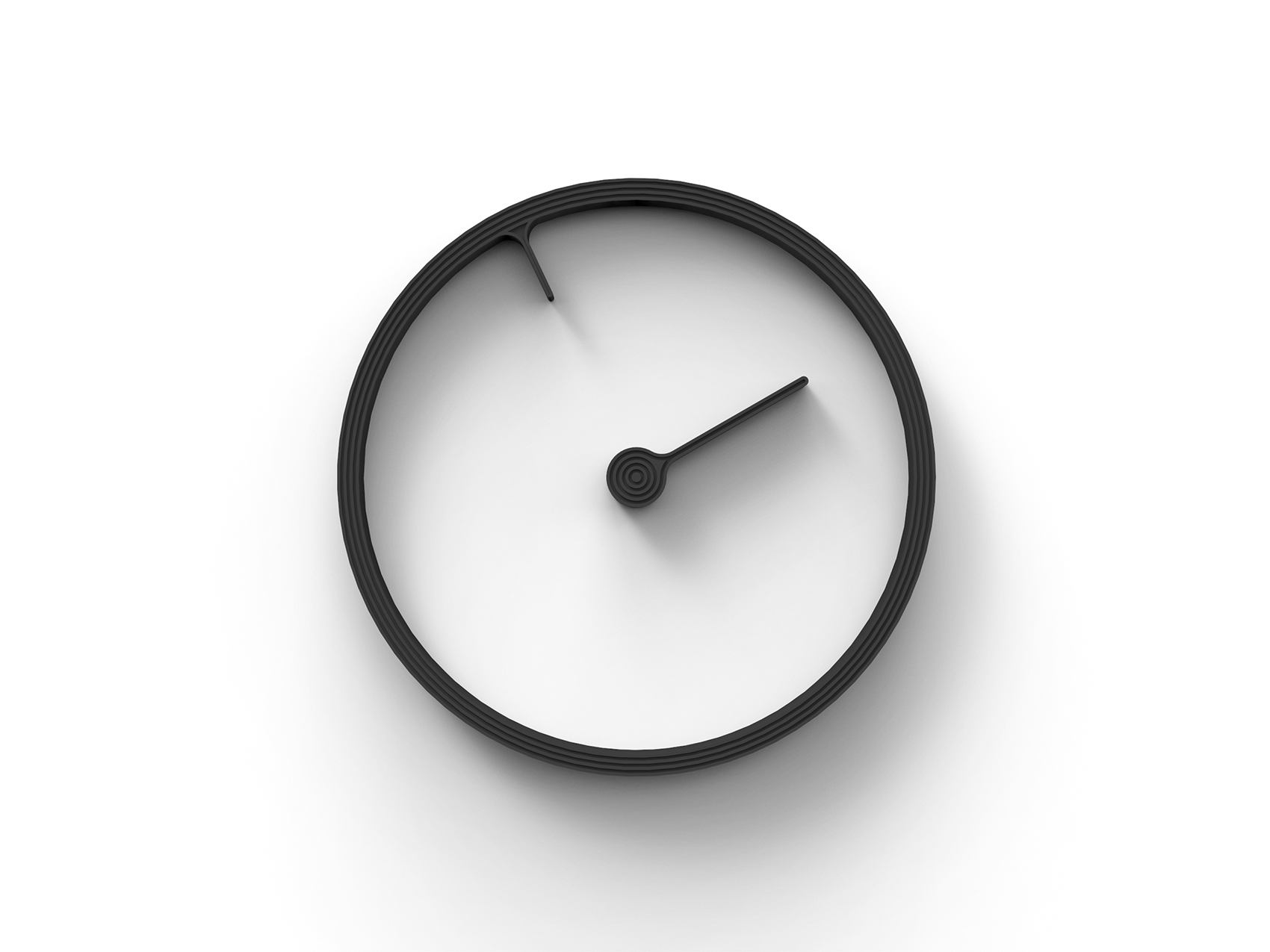 Reverse clock by Mattice Boets 谷德设计网