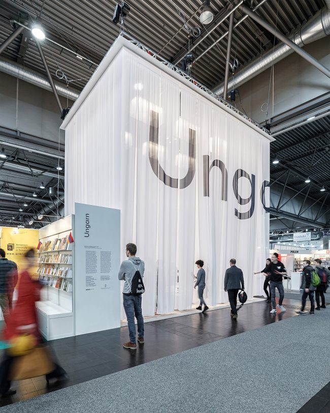 The Hungarian Pavilion Leipzig Book Fair 2018 by Hetedik Műterem Kft.