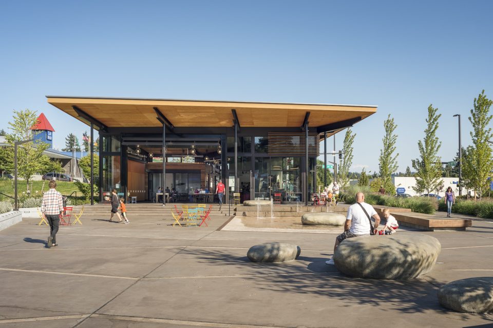 The Hangar at Kenmore Town Square by Graham Baba Architects