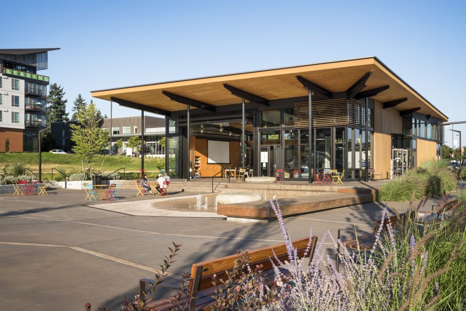 The Hangar at Kenmore Town Square by Graham Baba Architects