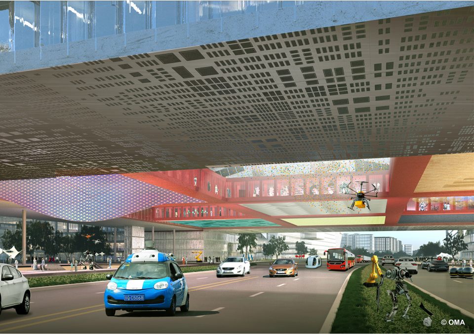 OMA Wins Design Competition for Unicorn Island in Chengdu
