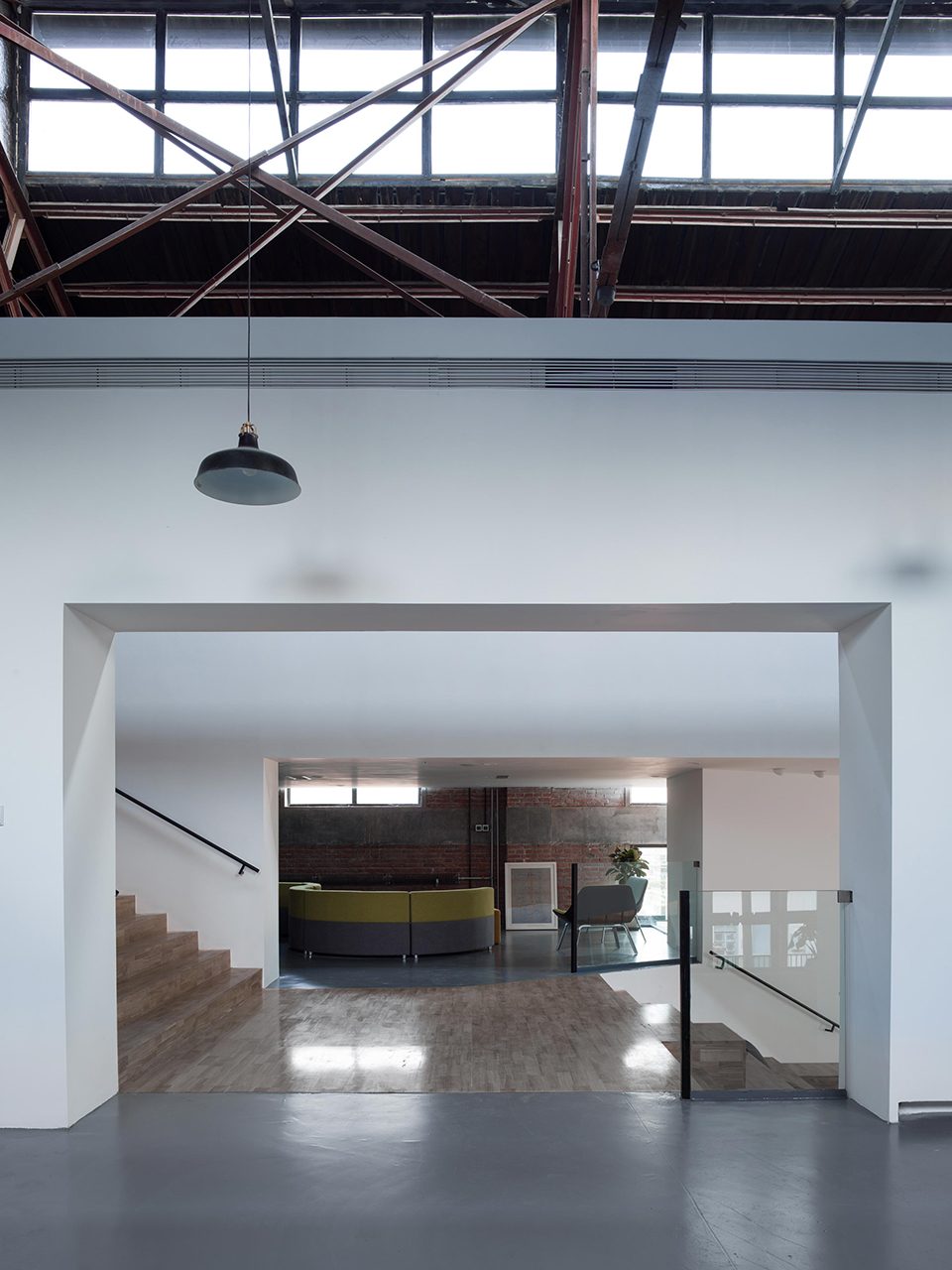 the renovation of old train factory to crrc 1897 creative display center china by project