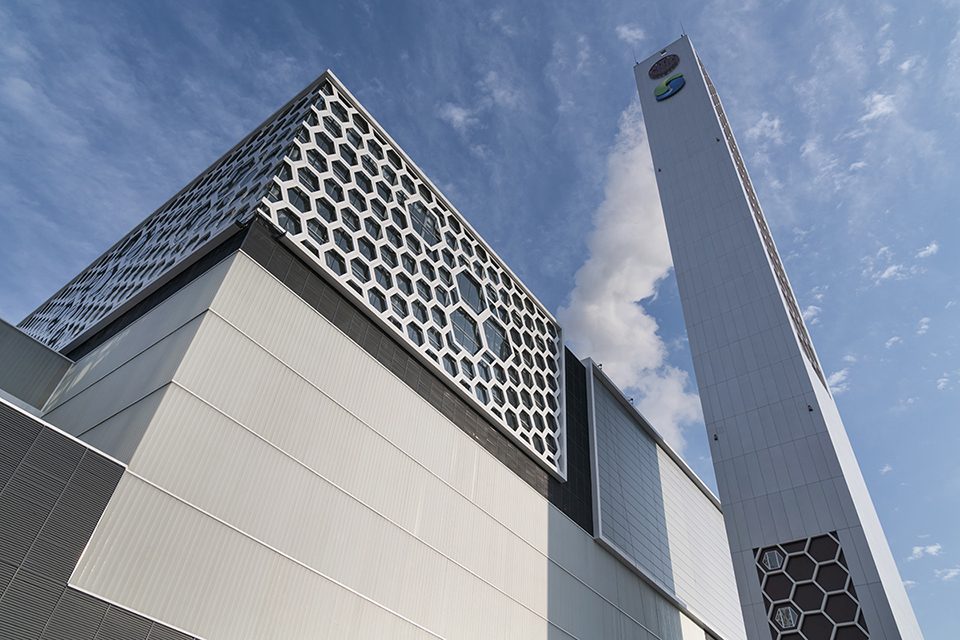 Ningbo Yinzhou Domestic Waste Incineration Power Plant China by AIA Architectes