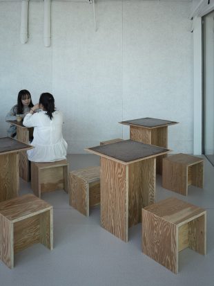Pop up cafe design by kooo architects