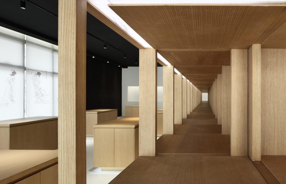 The Cultural Innovation Store in the Jiangning Imperial Silk Manufacturing Museum China by FANAF 1
