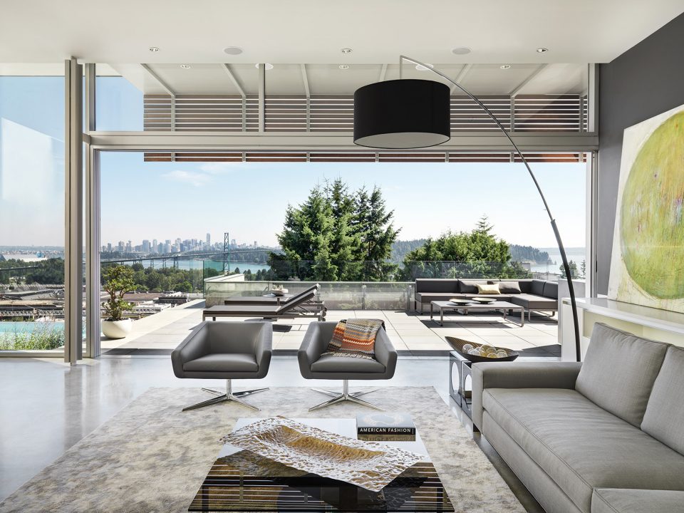 Esquimalt House West Vancouver Canada by McLeod Bovell Modern Houses