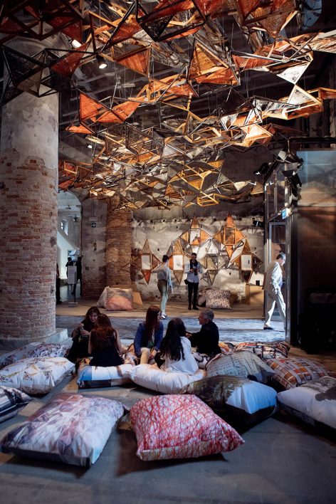 Weaving Architecture in La Biennale Venice Italy by EMBT