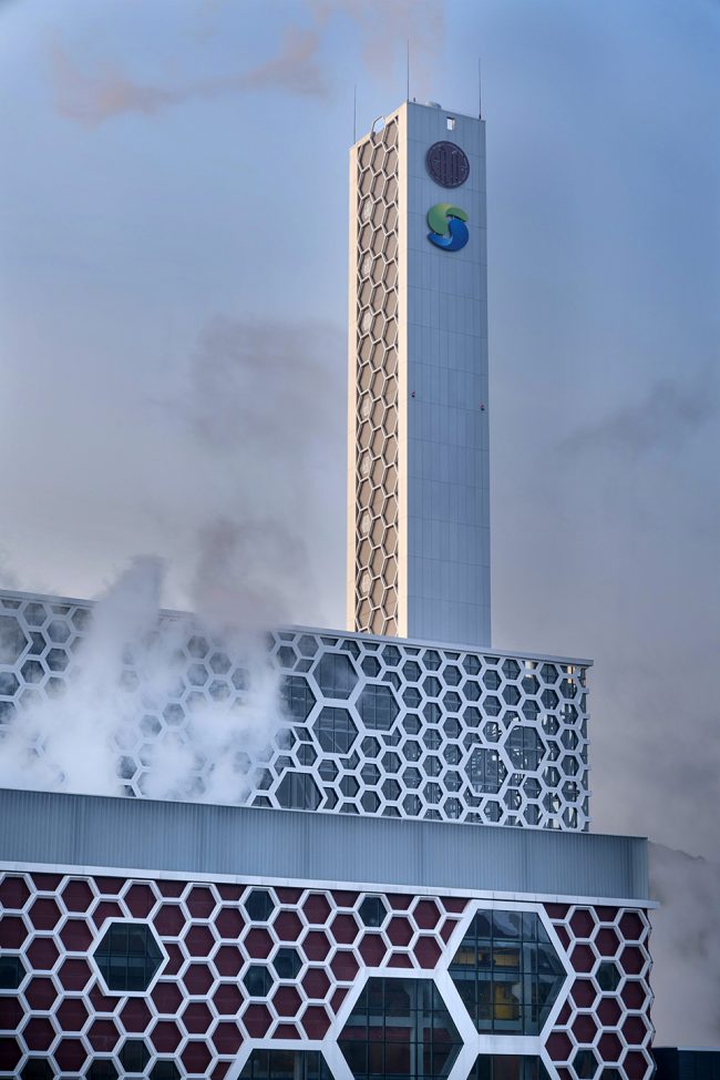 Ningbo Yinzhou Domestic Waste Incineration Power Plant China by AIA Architectes