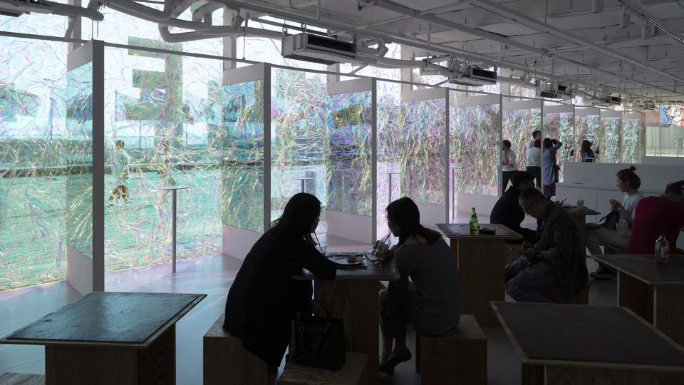 Pop up cafe design by kooo architects