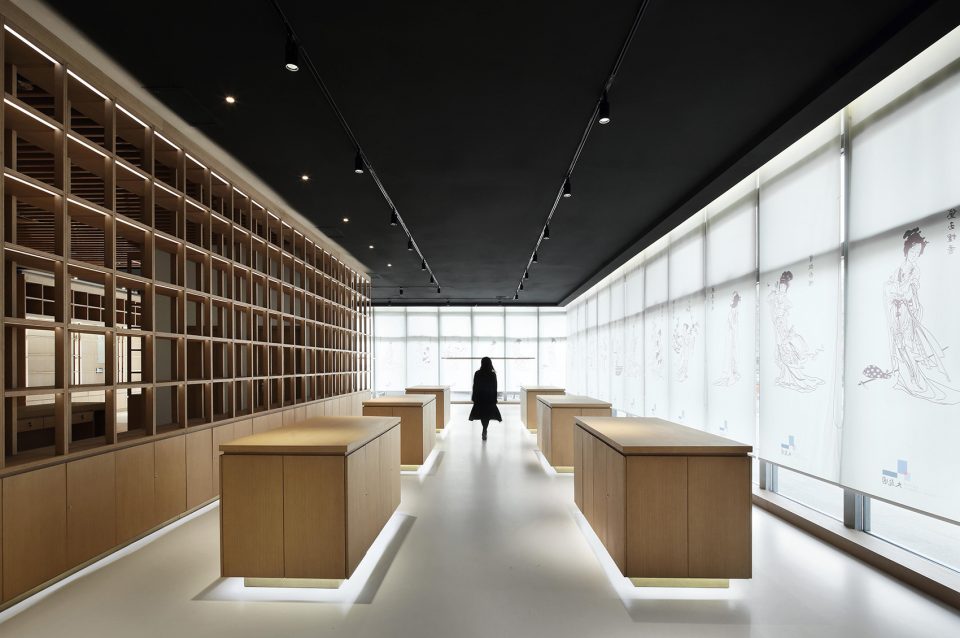 The Cultural Innovation Store in the Jiangning Imperial Silk Manufacturing Museum China by FANAF