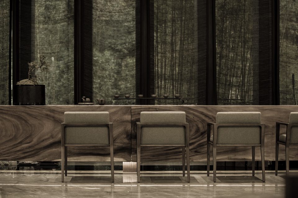 j lalli resort reception center china by hwj design