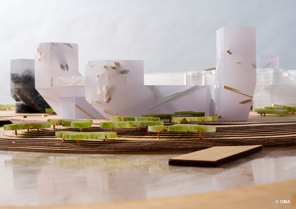 OMA Wins Design Competition for Unicorn Island in Chengdu