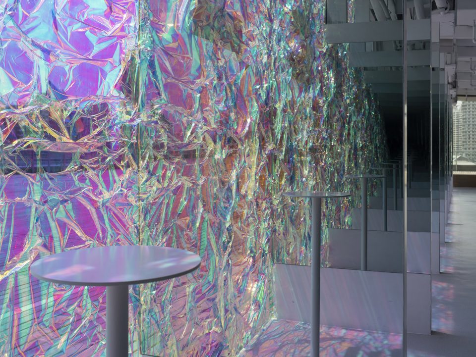 Pop up cafe design by kooo architects