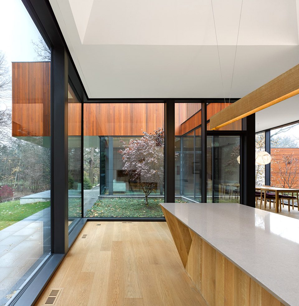 House on Ancaster Creek Ancaster Canada by Williamson Williamson Inc.