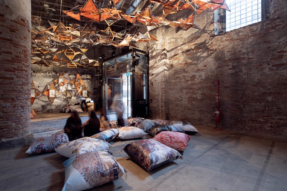 Weaving Architecture in La Biennale Venice Italy by EMBT
