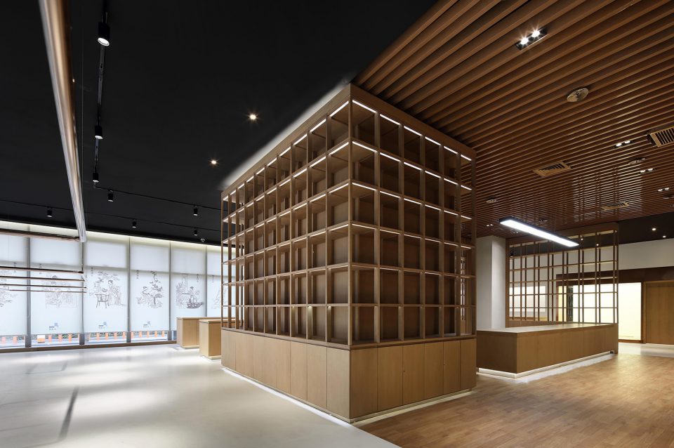The Cultural Innovation Store in the Jiangning Imperial Silk Manufacturing Museum China by FANAF