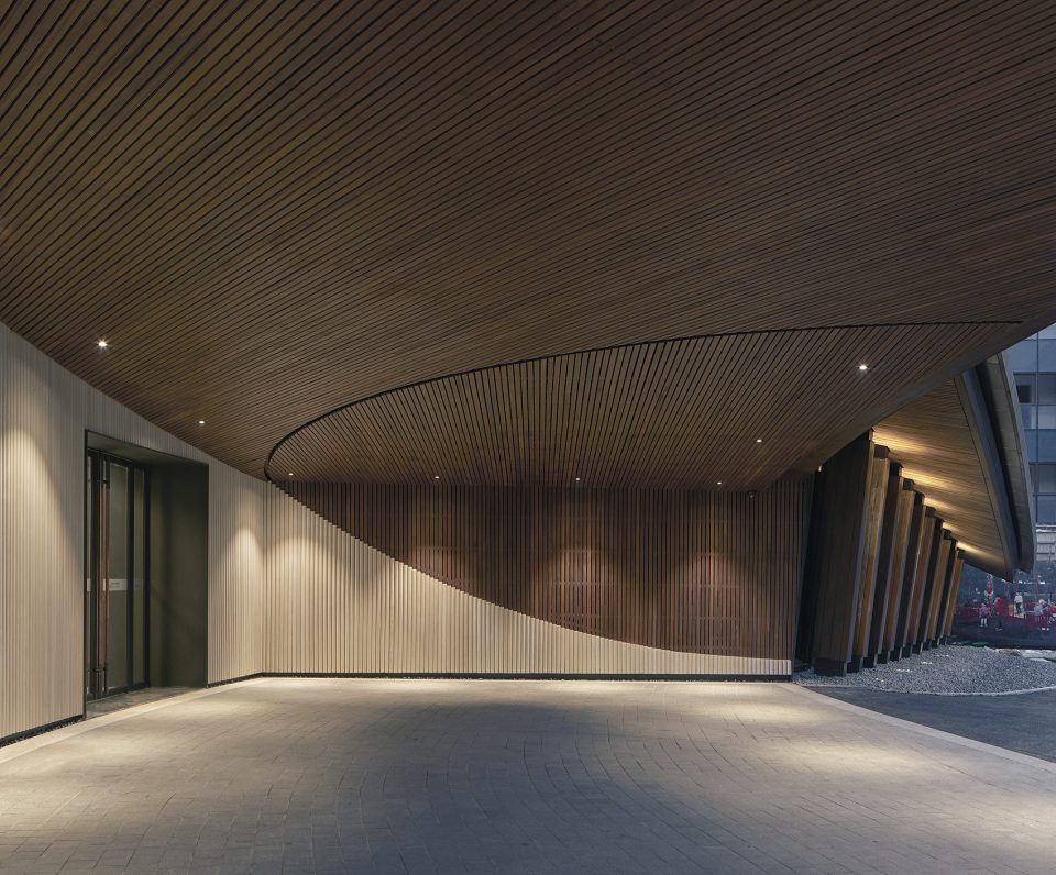 j lalli resort reception center china by hwj design