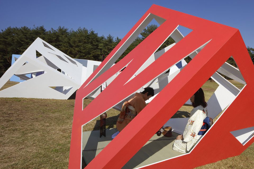 Constellation of Stargazing Tea Rooms by Moriyuki Ochiai Architects