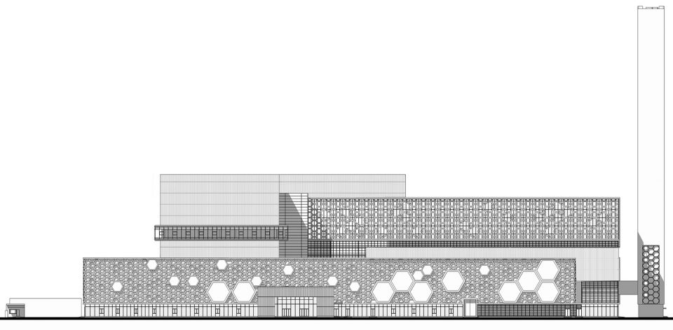 Ningbo Yinzhou Domestic Waste Incineration Power Plant China by AIA Architectes